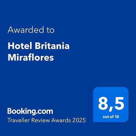 Hotel Britania Miraflores Lima Kültér fotó